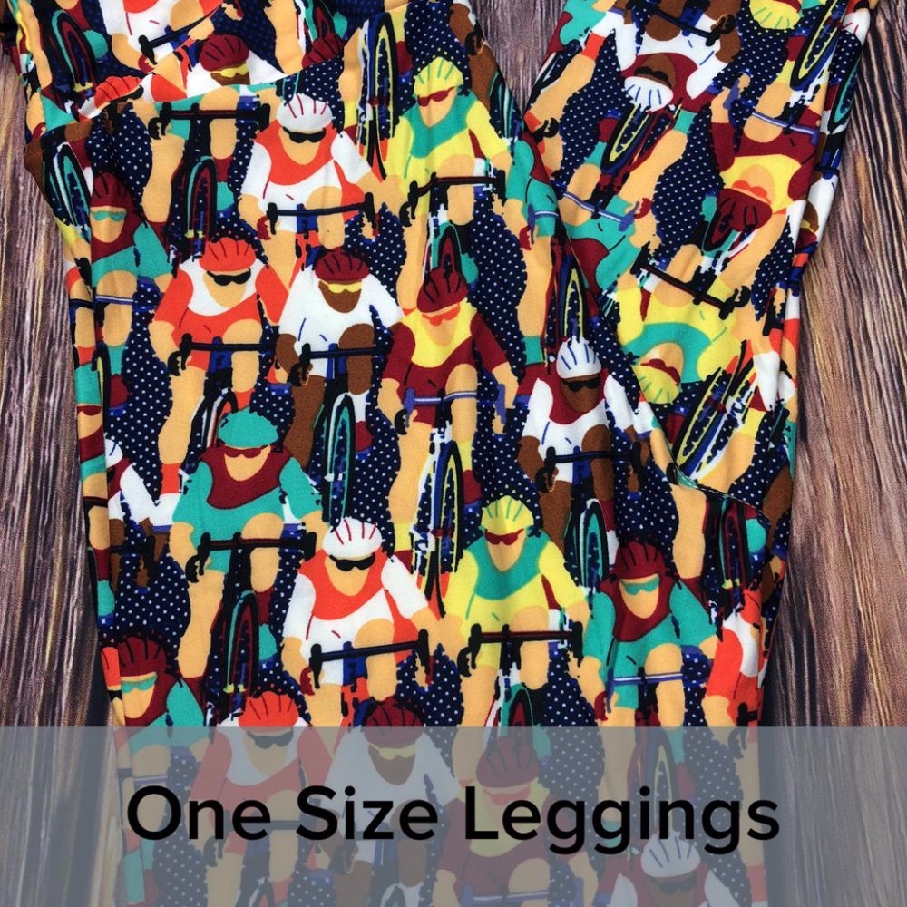 BRAND NEW LULAROE ONE SIZE LEGGINGS- CYCLIST; BIKING
